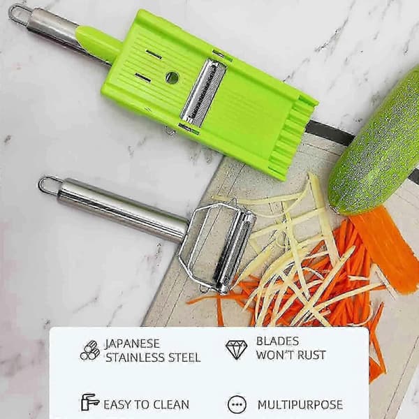 Vegetable Peeler Multi Double Peeler Double-Sided Blade Vegetable Cutter And Fruit Cutter Double Blade Kitchen Utensils, JXLGV