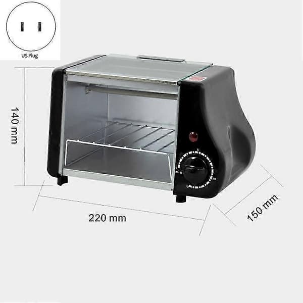 Mini Electric Oven Grill Toaster Cake Baking Machine Steak Fried Egg Omelette Frying Pan Tim