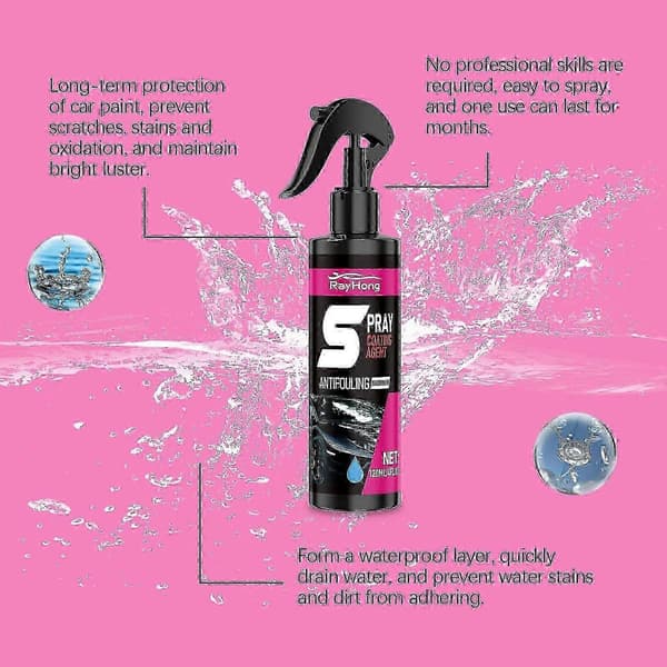 Car Coating Spray - UV Protection, Brightening & Easy Application, 120ml