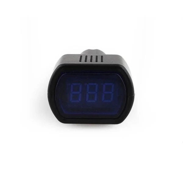 Voltmeter for car - Cigarette socket black