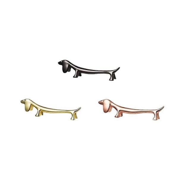 A Dachshund Chopstick Holder Chopsticks Support for Hotel Restaurant Dining Table Decoration Chop Stick Stand Tableware
