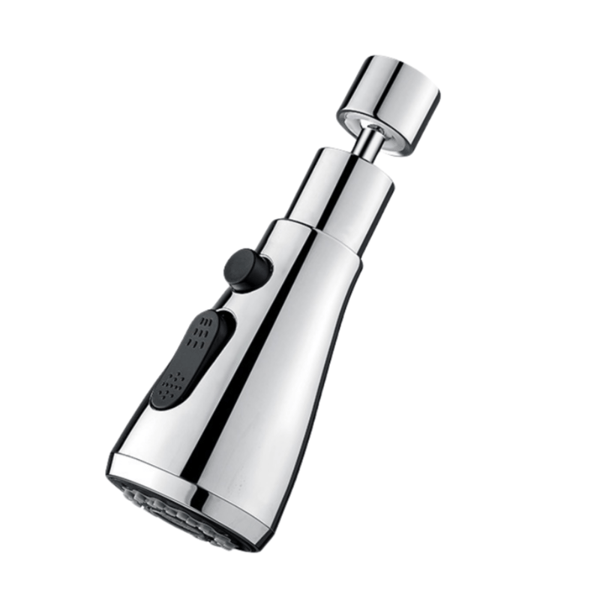 Svängbart duschhuvud för köksblandare Silver Silver 132 Silver 132