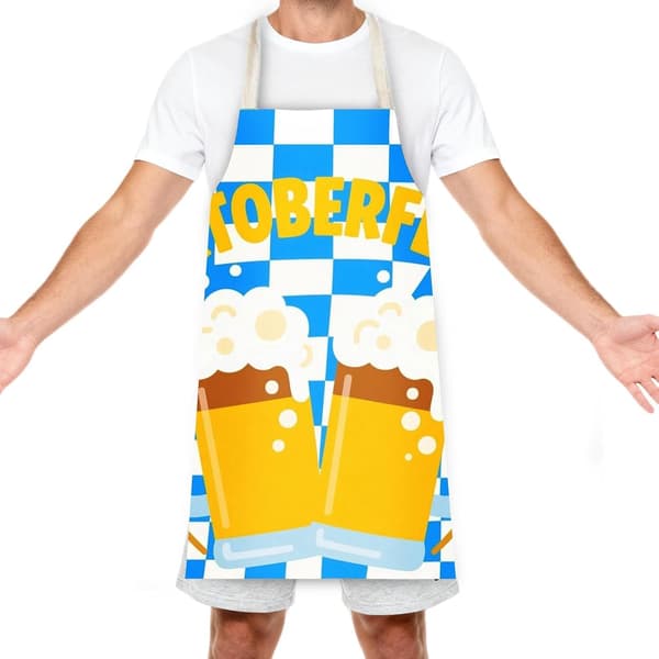 Oktoberfest-forkle pustende og justerbart ølfest-forkle 06 - 6