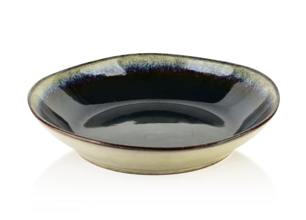 Skål Keramik BASIC NATURE Natur 23 cm Marineblå 1 stk