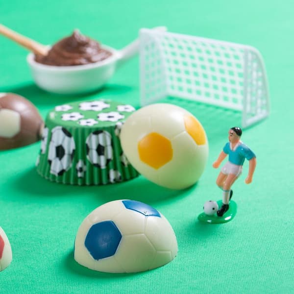 Fodbold Pralineform Praliner Polycarbonat Chokoladeform - Decora multifarve