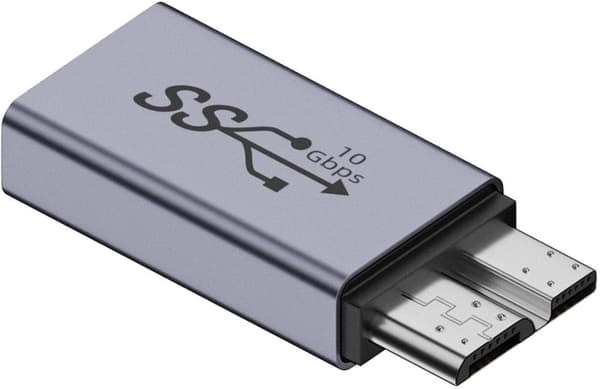 sovitin micro-USB 3.0, USB B C, kannettava, nopeus D/mikro A-liitäntään - D/Micro B auf A Buchse