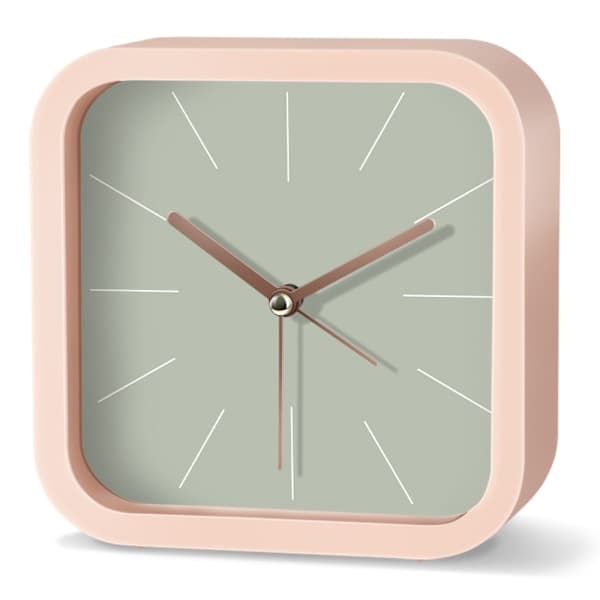/#/Wall Clock Silent Alarm Clock Analog Alarm Clock Without Ticking/#/