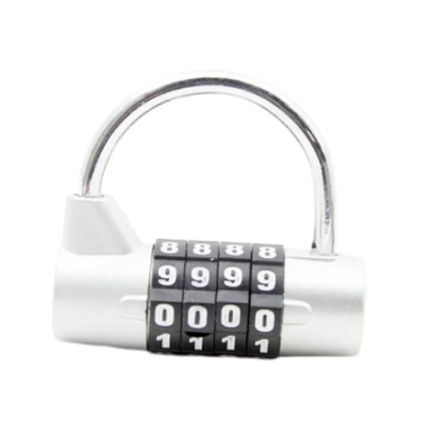 /EA/4-digit combination padlock for gym lockers, doors and windows