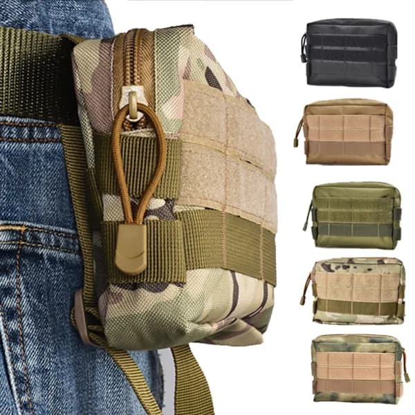EDC Molle Väska Taktisk Midjeväska KAMEL kamel
