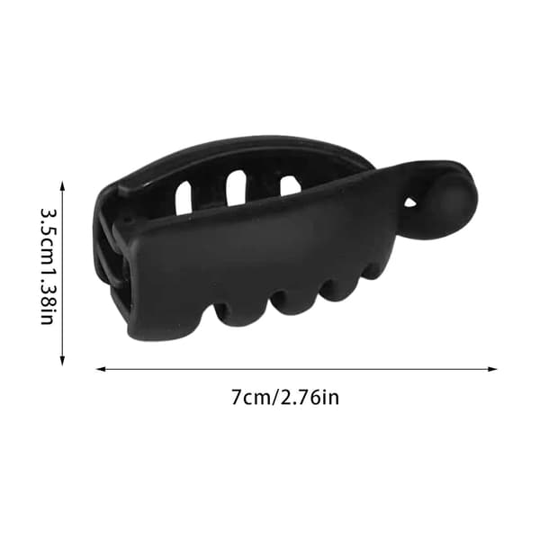 bananer-hårklemme, retro-styling-tilbehør, skridsikker, uden brud sort - Schwarz