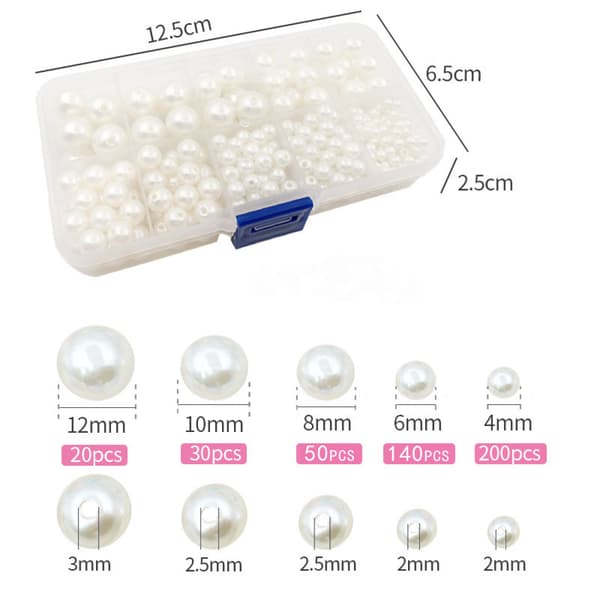 #440 stk. Perler til smykkefremstilling DIY#