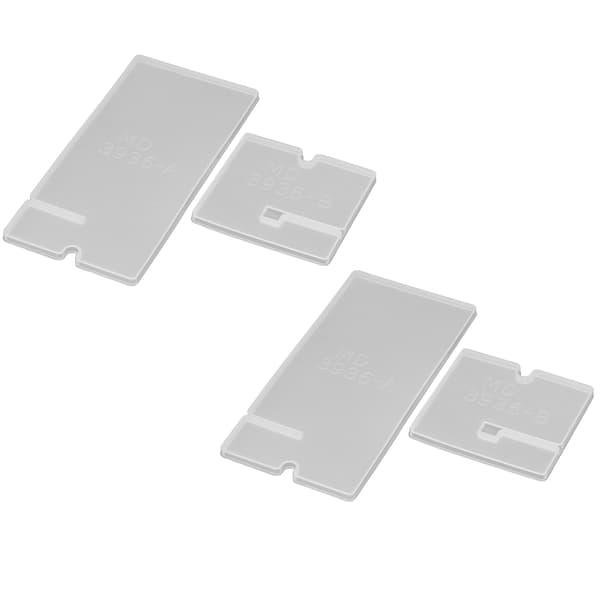 2 Sets Silicone Mold DIY Simple Mobile Phone Holder Crystal Epoxy Mold Decoration