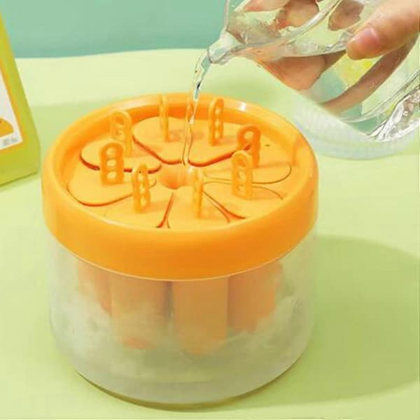 2 stk. kreative isforme til håndlavede ispinde af fødevarekvalitet, børnevenlige