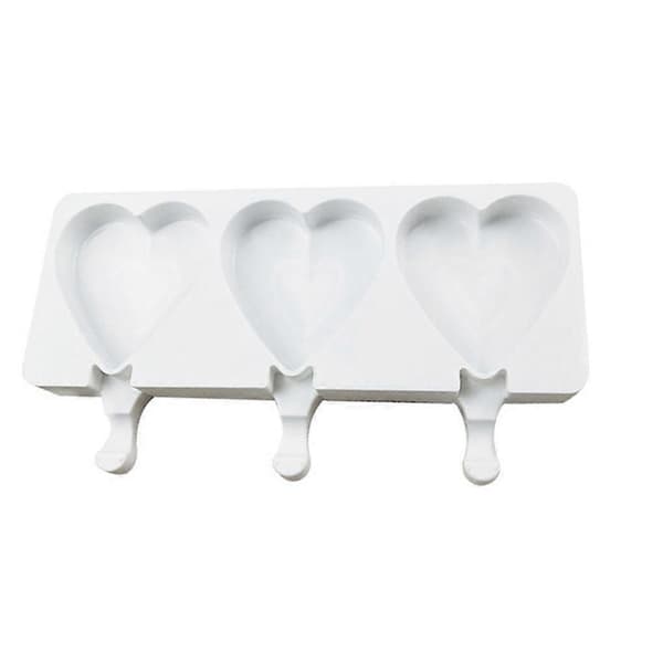 Isform Silikone DIY Isform Non-Stick 3-rums Chokoladekageform Bakke Køkkenbageudstyr