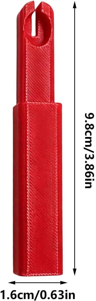 Ballongknute, universal, gjenbrukbar, ergonomisk, rød - Rot