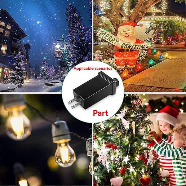 12V 1A 12W Plugg LED Strømforsyning LED Transformator Pluggadapter IP44 Vanntett LED Lysstripeadapter for Jul (EU)