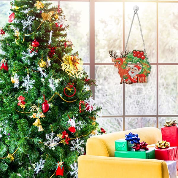 Diamantmålning, 5D Diamantmålningsset Jultomte, 5