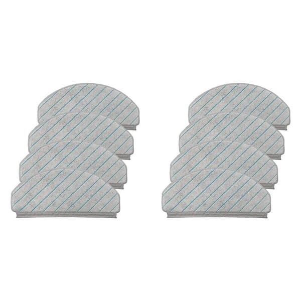2X til T10 Plus + Genanvendelige Hårdgulvsekspert Kompatible Mikrofiber Bløde Moppepuder Støvsugertilbehør Erstatning
