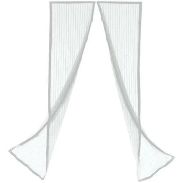 Insektsnät dörr 100x220 insektskydd vit magnet myggnät Vit
