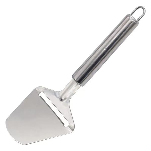 Profesjonell ostehøvel, rustfritt stål, skarpt blad, 24 cm, sølv