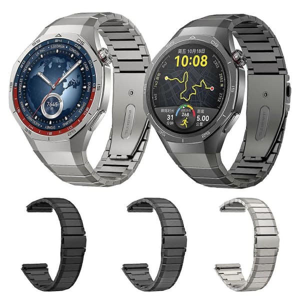 Titaniumlegering Urrem til Huawei Watch GT5 Pro 46mm (FMY) Titanium Grå Titanium Gray