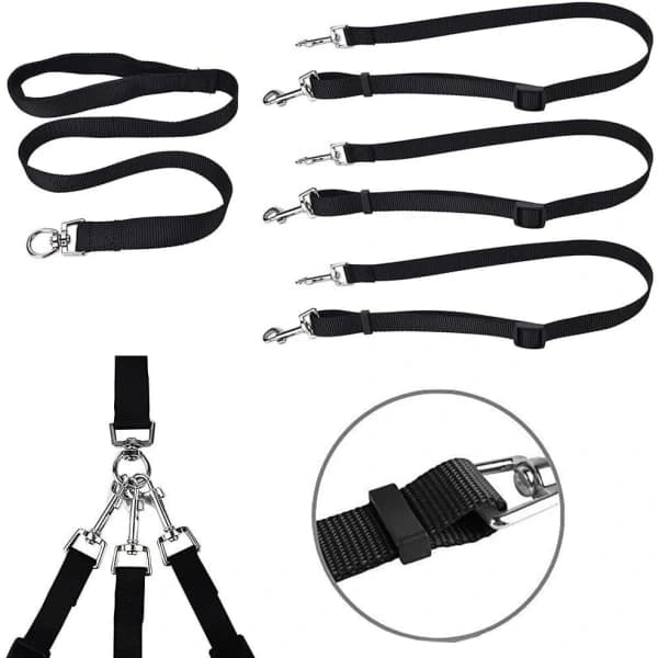 Galaxy Leaf 3-in-1 Dog Leash, Adjustable Leash, Detachable Dog Leash, Jogging Leash for Medium Dogs