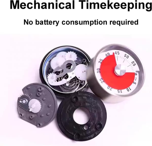 Digital kjøkkentimer for matlaging, høy alarm, magnetisk bakside