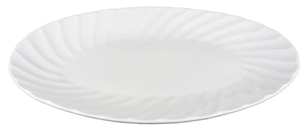Large Porcelain Platter Wavy Edge - 4 Pack Vit 8000