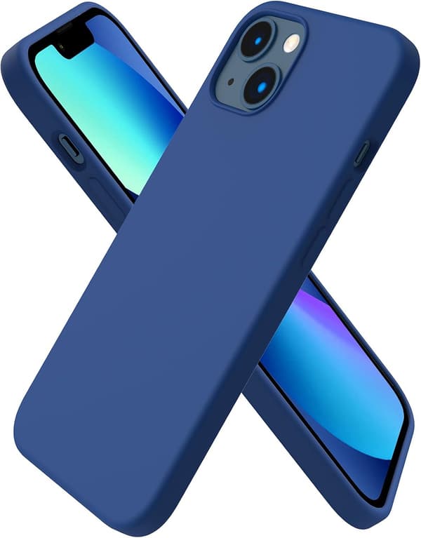 iPhone 14 Pro Case, Liquid Silicone Case for iPhone 14 Pro, Ultra-Thin Case, Full Coverage Shockproof Soft Protective Case (Royal Blue)