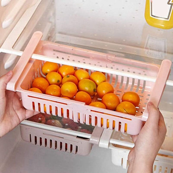 6-piece Refrigerator Storage Box, Refrigerator Shelf Storage Box, Pull-out Drawers, Fresh Spacer Layer