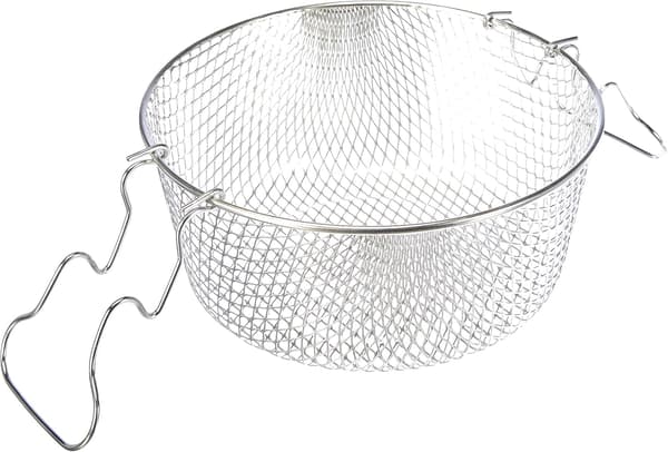 Kurv med sølvmetallhåndtak 18 cm