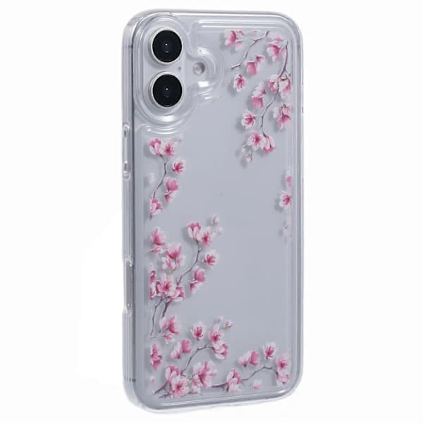 Etui til iPhone 16 Plus TPU Blomstermønster Luftputedesign Beskyttelsesdeksel