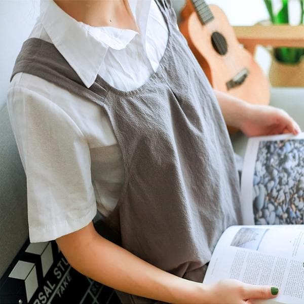 Forklæde til kvinder, køkkenforklæde i japansk stil