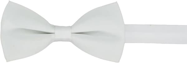 Slips til mænd i satin, polyester, færdigbundet slips, bryllup, str. one size, farve to -