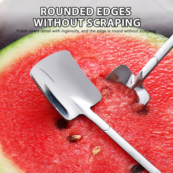 Stainless Steel Spade Spoon Coffee Dessert Watermelon Spoon Tableware Tool Combination Combination