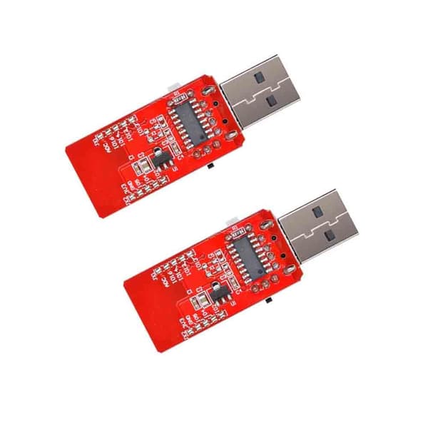 USB-ESP8266 ESP-07-sovitinkortin mikrokontrollerimoduulit (2 kpl sovitinta)