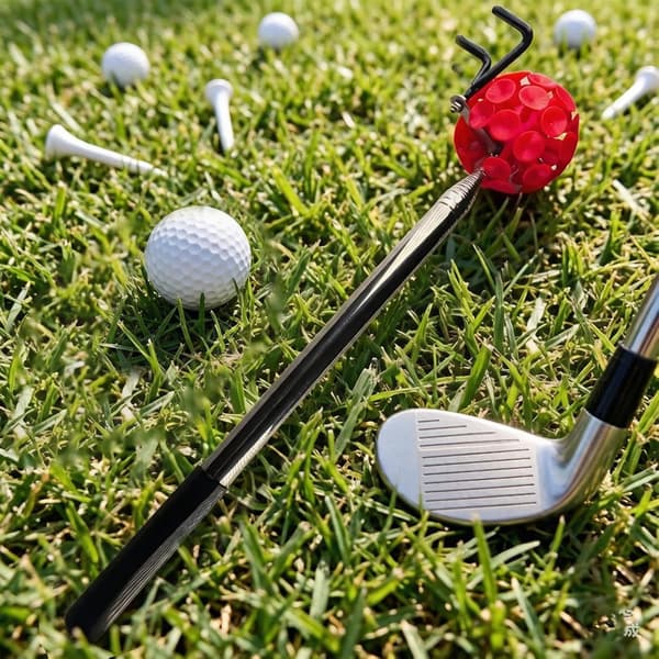 Teleskooppinen golfpallonkerääjä 4,8 m asti -