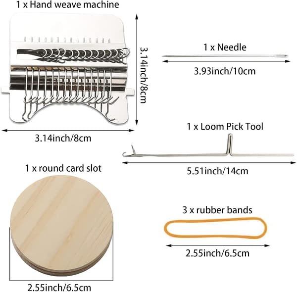 Knitting Tool, 14 Hooks Convenient Small Knitting Machine Kit, Suitable