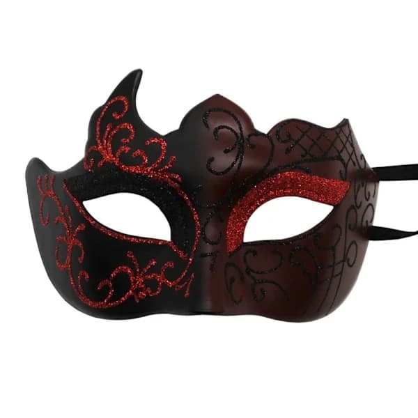 Dansmask Maskerad Glansig Mask 5 5 5