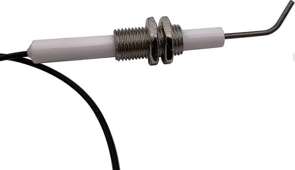 Lighter for Gas Grill/BBQ, Push Button Piezo Igniter with Ceramic Threaded Universal Spark Plug Cable with Ignition Electrodes Long 30 cm E{ DB}