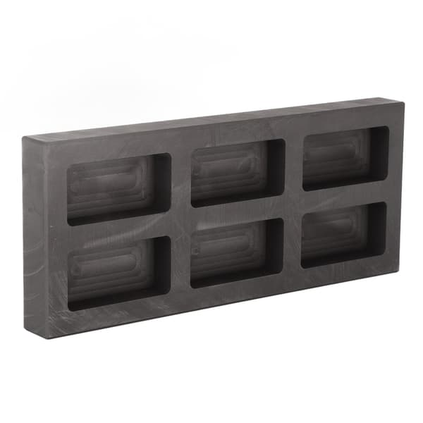 High Temperature Resistant Graphite Mold 6 Holes Silver Gold Durable