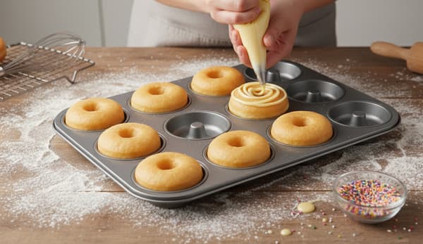 Donut bageplade - Donut bageform Donutplade