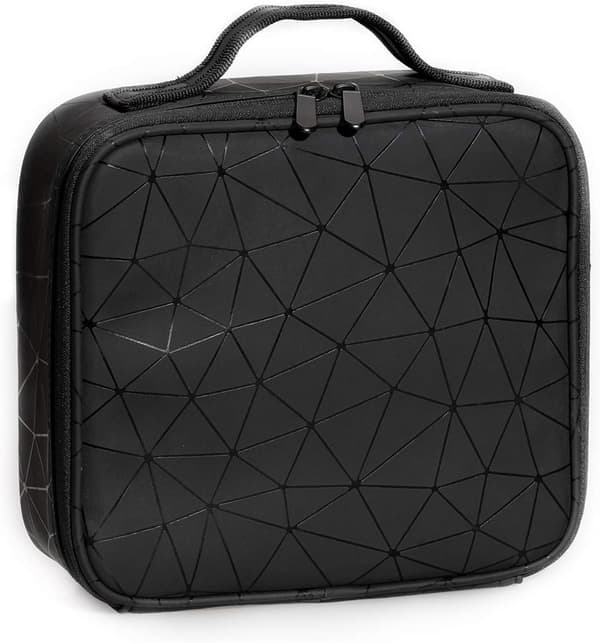 (Sort) Kosmetiktaske, Toilettaske, Bærbar makeuptaske