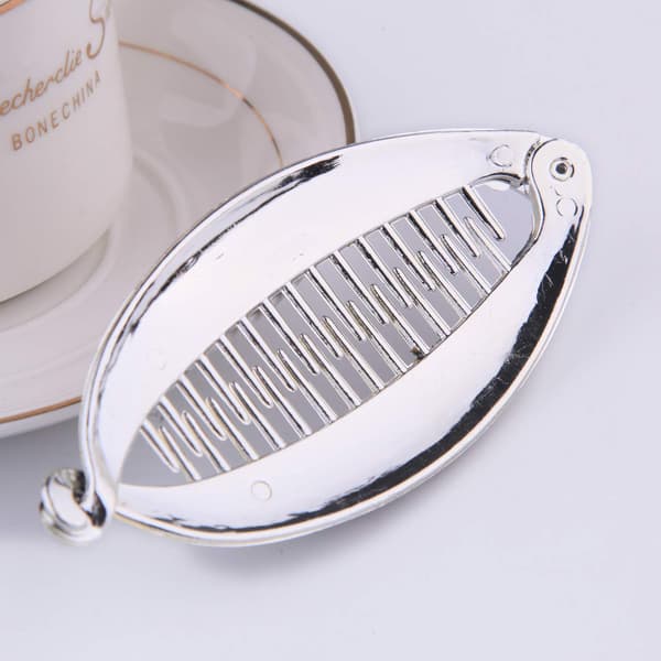 4 stk. elegante glitrende rhinestone krystall bananklips hårklemme