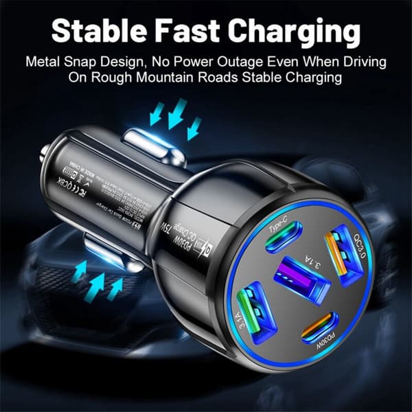 75W USB Type C-billader til opladning 3.0 til 13 12
