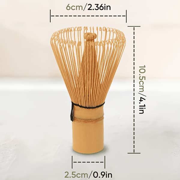 Japansk Matcha-si - 100-tands bambusbørste bamboo brush