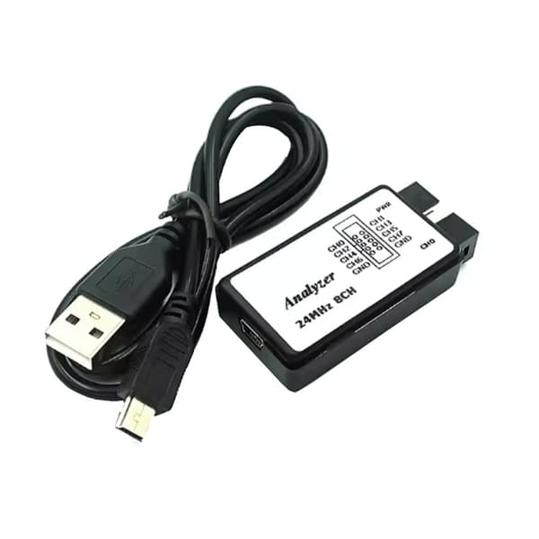 3 stk logikkanalysator mikrokontroller FPGA feilsøkingsverktøy 24M sampling 8-kanals USB-grensesnitt -