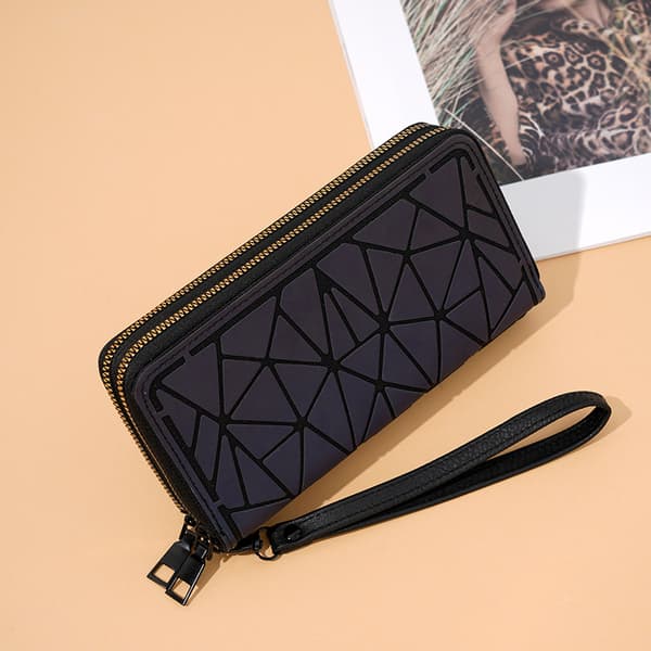 Håndledsrem Armbånd Diamant Pung PU Læder Taske Dame Clutch Feriegave Gradient Farve
