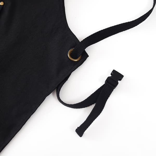 Hageforkle Kokkeforkle Denim Canvas Forkle Svart
