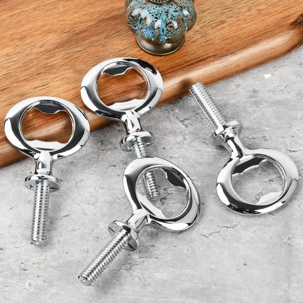 Bottle Opener Set - 8 Corkscrews - Multifunctional Keychain Bottle Openers for Home - Wedding - Restaurant - Bar